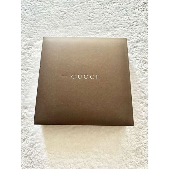 Chocolate brown Gucci accessories box - Picture 1 of 6